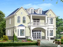 新農村二層帶閣樓別墅圖紙_別墅設計圖紙,農村房屋設計圖,農村自建房設計